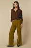 King Louie Broek Lynn Mustard Green