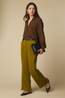 King Louie Broek Lynn Mustard Green