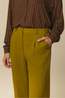 King Louie Broek Lynn Mustard Green