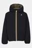 K-Way Regenjas P. Jack St Warm Double Black Pure - Green Army