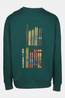 STRØM Pull Skis Forest Green