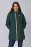 K-Way Veste Jkt K-W Jacinte Orsetto Green Dk Jungle