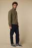 K-Way Polaire Pascal Sherpa Polar Couble Green Army - Blue Depth