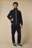 K-Way Polaire Pascal Sherpa Polar Couble Green Army - Blue Depth