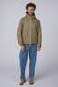 K-Way Veste Jack Spacer Nylon Double Blue Depth - Green Army