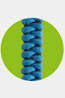 Mosquitno Anti-Insectes Woven Bracelet Citriodiol light blue