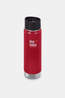 Klean Kanteen Bouteille Isolante Wide Vacuum Insulated 20Oz 592Ml Cafe Cap 2.0 mid red