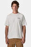 Patagonia T-Shirt P6 Logo Responsibilitee Fiber White