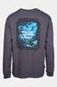 Element T-Shirt Mxe Roped Party Ls Tee Shadow Blue