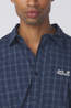 Jack Wolfskin Hemd Norbo Ss Shirt Check Midnight Sky