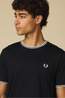 Fred Perry T-Shirt Twin Tipped Sharp Black