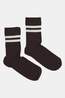 MP Denmark Chaussettes Tina Socks 2-Pack Dark Brown