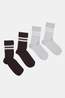 MP Denmark Chaussettes Tina Socks 2-Pack Dark Brown