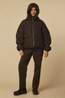 With Black Veste Kylie Real Down Dark Brown