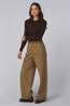 With Black Broek Steffis Dark Camel