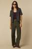 Vero Moda Broek Sofia Barrel Forest Night