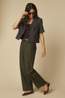 Vero Moda Broek Sofia Barrel Forest Night