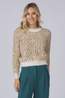 Vero Moda Pull Jungle Birch Pattern:Silver Mink/Bambi