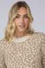Vero Moda Pull Jungle Birch Pattern:Silver Mink/Bambi