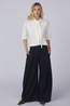 Vero Moda Broek Alina Navy Blazer Detail:White Pinstripe