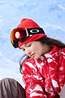 Oakley Lunettes De Ski Flight Deck black/red
