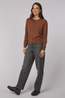 Yerse Cardigan Noracontrast45 Camel