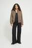 Ichi Manteau Esolu Brown Check