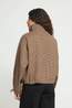 Ichi Manteau Esolu Brown Check
