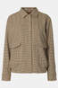 Selected Manteau Slwrelaxed Elara Bomber Jacket Monks Robe Checks