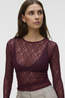 AWARE T-Shirt Tessy Lace Catawba Grape