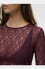 AWARE T-Shirt Tessy Lace Catawba Grape