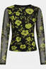 Only T-Shirt Nova Black Aop:Cardamom Seed Flowers