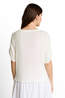 Tom Tailor T-Shirt Boatneck Whisper White