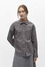 Object Chemise Zila Grey Checks:Brown/White