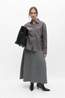 Object Chemise Zila Grey Checks:Brown/White