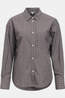 Object Chemise Zila Grey Checks:Brown/White