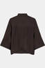 Vila Chemise Sara Back Detail Coffee Bean