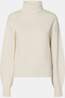 Selected Sous-Pull Slwellie Roll Neck Egret