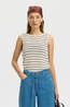 Selected Pull Moon Sus Birch / Stripes:Black