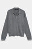 Vero Moda Pull Lybbi Polo Medium Grey Melange Detail:Birch Contrast
