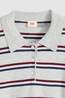 Levi's Pull Super Soft Ls Polo Jade Stripe Light Grey Heather