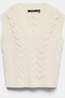 Vero Moda Pull Marla Vest Birch Detail:Melange