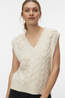 Vero Moda Pull Marla Vest Birch Detail:Melange
