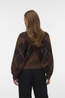 Vero Moda Pull Darla Rollneck Cocoa Brown Detail:W. Chocolate Torte And Birch