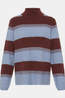 Ichi Pull Edeen4 Madder Brown Stripe