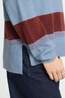 Ichi Pull Edeen4 Madder Brown Stripe