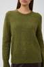 Soaked in Luxury Pull Anina Molina Crew-Neck Loden Green Melange