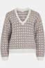 Vila Pull Aldis Cloud Dancer Checks:Nuthatch/Blue Shadow