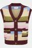 Numph Cardigan Riette Pixel Stripe Fig