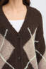 Fransa Cardi Charleen Hot Fudge Check